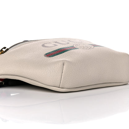 Gucci Grained Calfskin Small Logo Belt Bag White 9 of 10