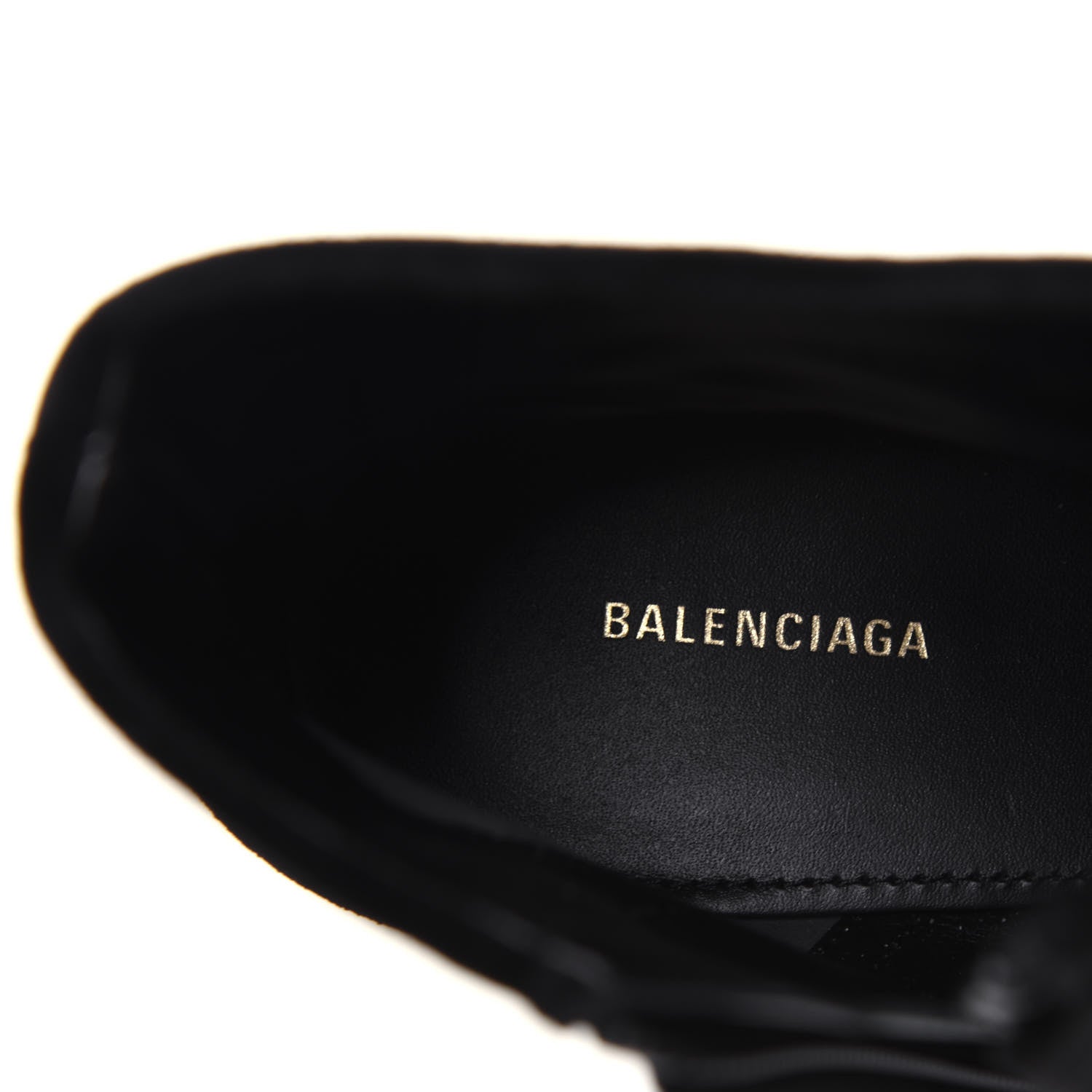 Balenciaga Velvet BB Pointy Toe Ankle Booties 38 Black Vintage 7 of 14