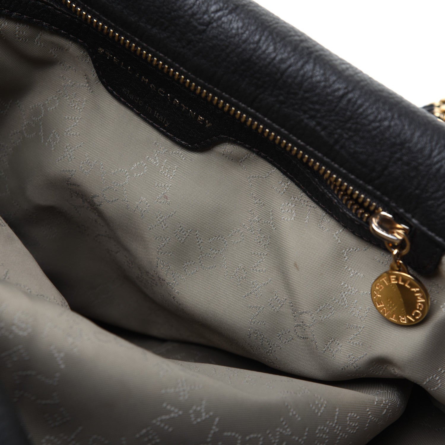 Stella McCartney Shaggy Deer Falabella Fold Over Tote Black 10 of 19