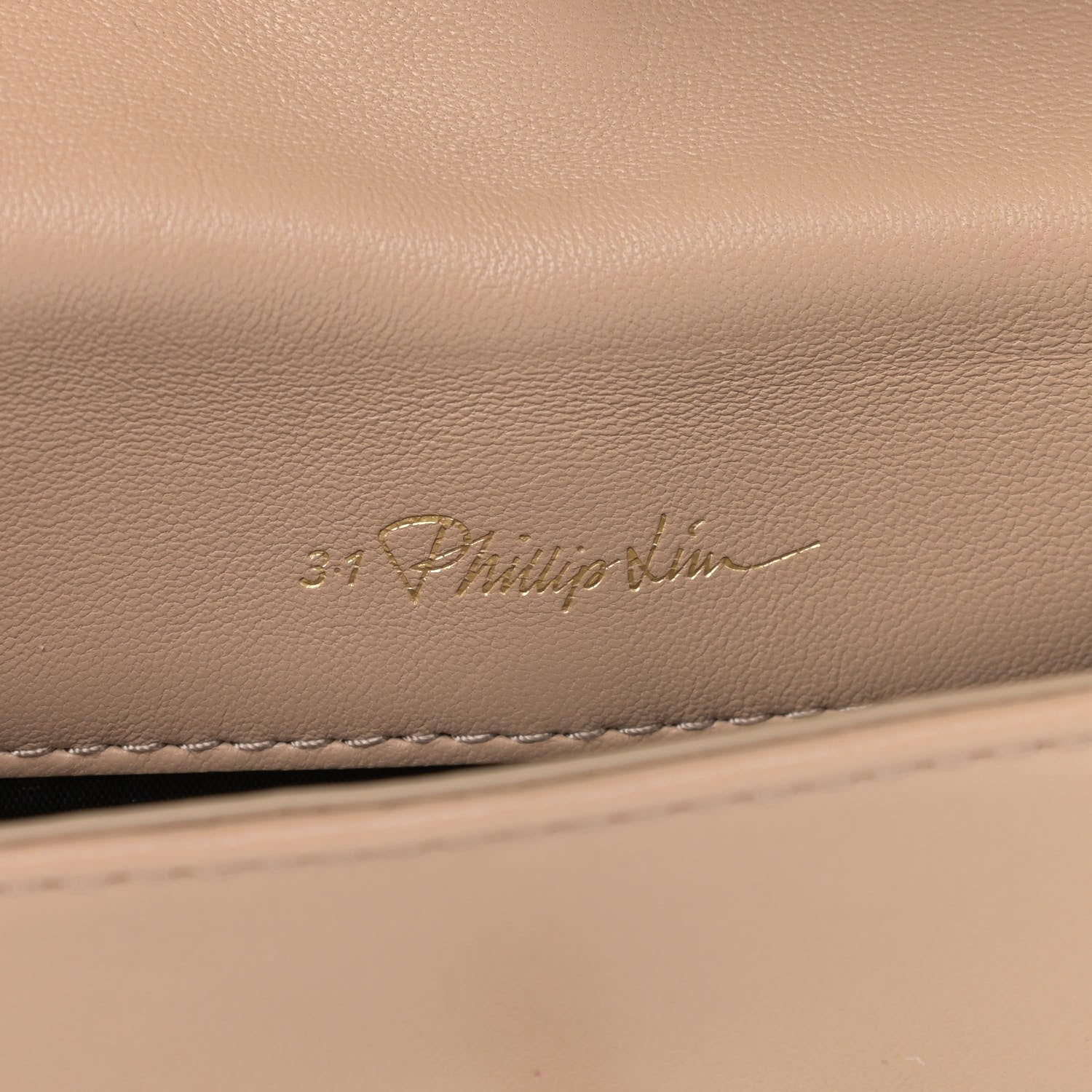 3.1 Phillip Lim Smooth Calfskin Alix Minaudiere Clutch Fawn 9 of 12