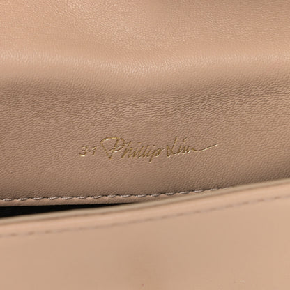 3.1 Phillip Lim Smooth Calfskin Alix Minaudiere Clutch Fawn 9 of 12