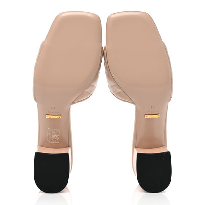 Gucci Nappa Matelasse GG Marmont 55mm Slide Sandals 41 Skin Rose 5 of 8