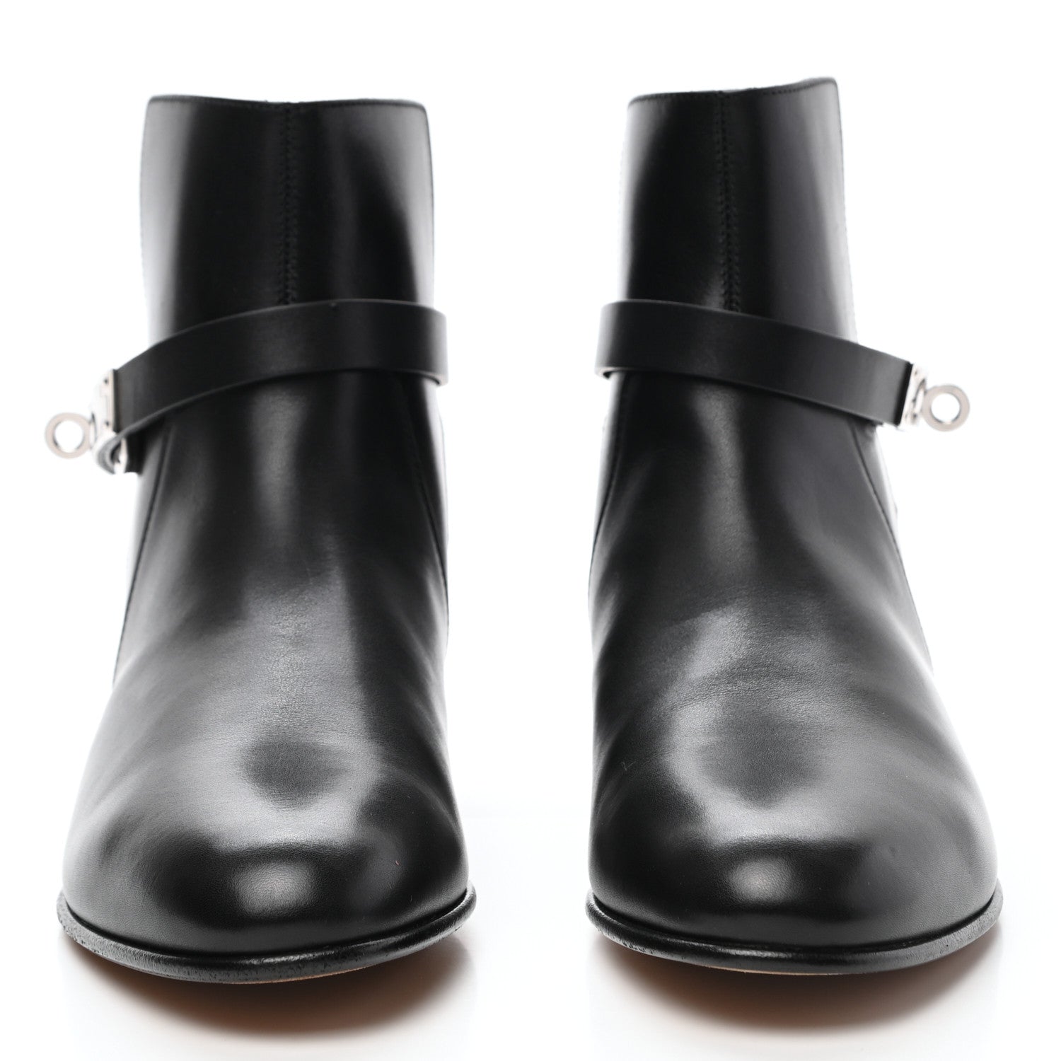 Hermes Calfskin Neo Low Boots 38 Black 2 of 13