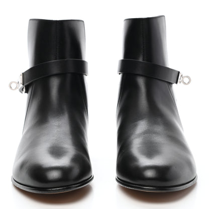 Hermes Calfskin Neo Low Boots 38 Black 2 of 13