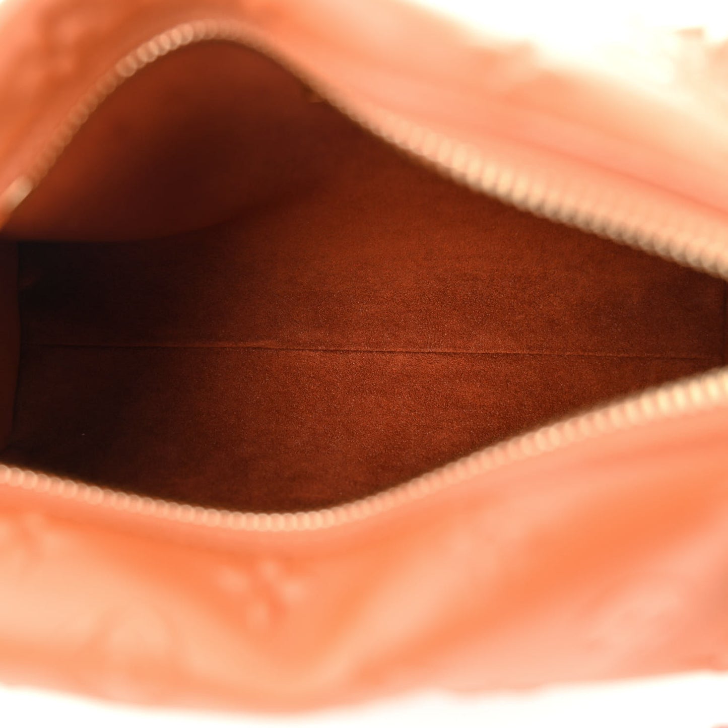 Calfskin Debossed Monogram Side Trunk Tan