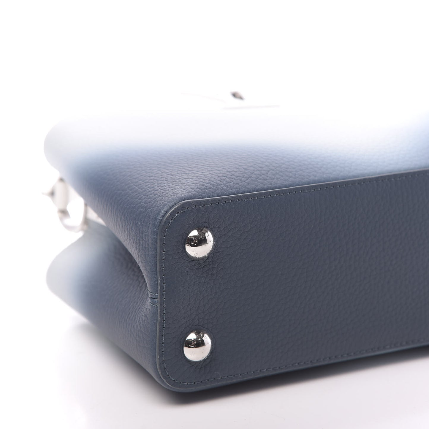 Taurillon Gradient Capucines BB Denim Blue