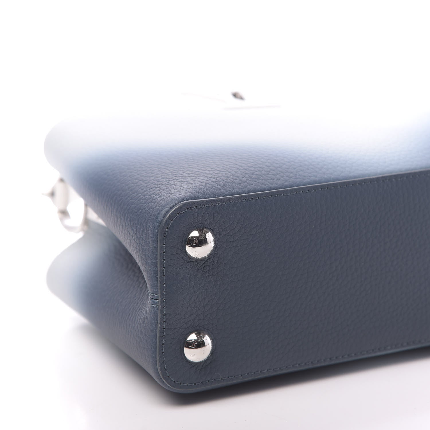 Louis Vuitton Taurillon Gradient Capucines BB Denim Blue 7 of 9
