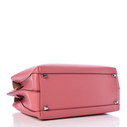 MCM Grained Calfskin Medium Milla Tote Pink 4 of 9