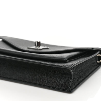 Louis Vuitton Soft Calfskin My Lockme Chain Pochette Black 8 of 9