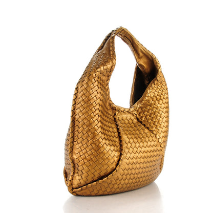 Bottega Veneta Cervo Intrecciato Large Simple Hobo New Bronze 2 of 7