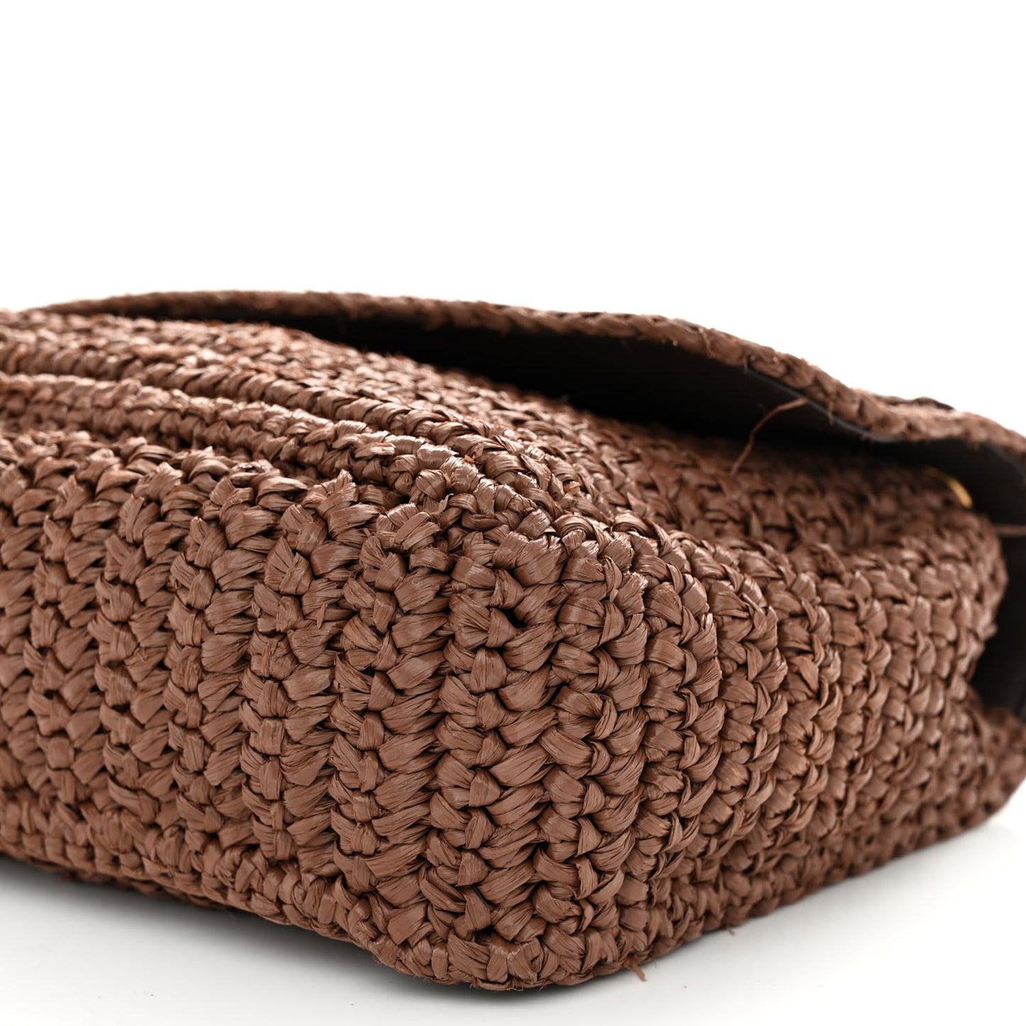 Raffia Calfskin Monogram Medium Niki Chain Satchel New Nut