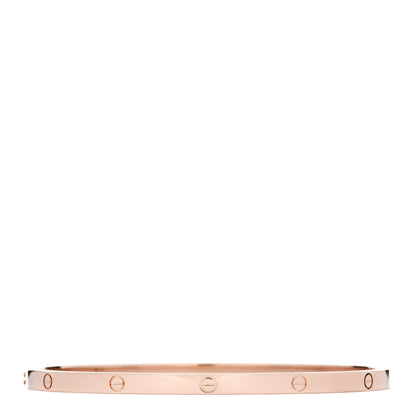 Cartier 18K Pink Gold Small LOVE Bracelet 19 2 of 7