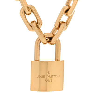 Louis Vuitton LV Edge Necklace Cadenas Gold 5 of 8