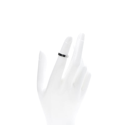 Cartier 18K White Gold 3.5mm LOVE Wedding Band Ring 46 3.75 2 of 5