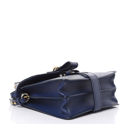 Chloe Calfskin Lizard Embossed Small Aby Day Shoulder Bag Captive Blue 4 of 9