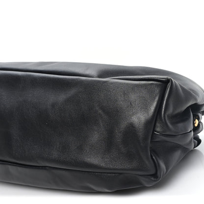 Mansur Gavriel Lambskin Cloud Clutch Black Flamma 9 of 9