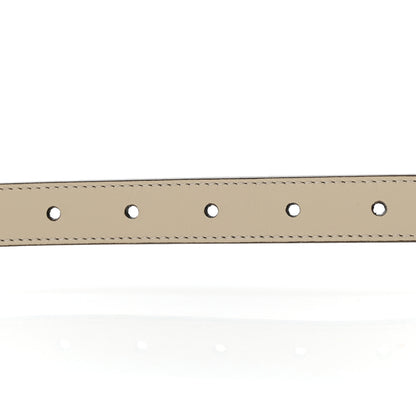 Gucci Plutone Calfskin Double G 20mm Belt 75 30 Mystic White 3 of 8