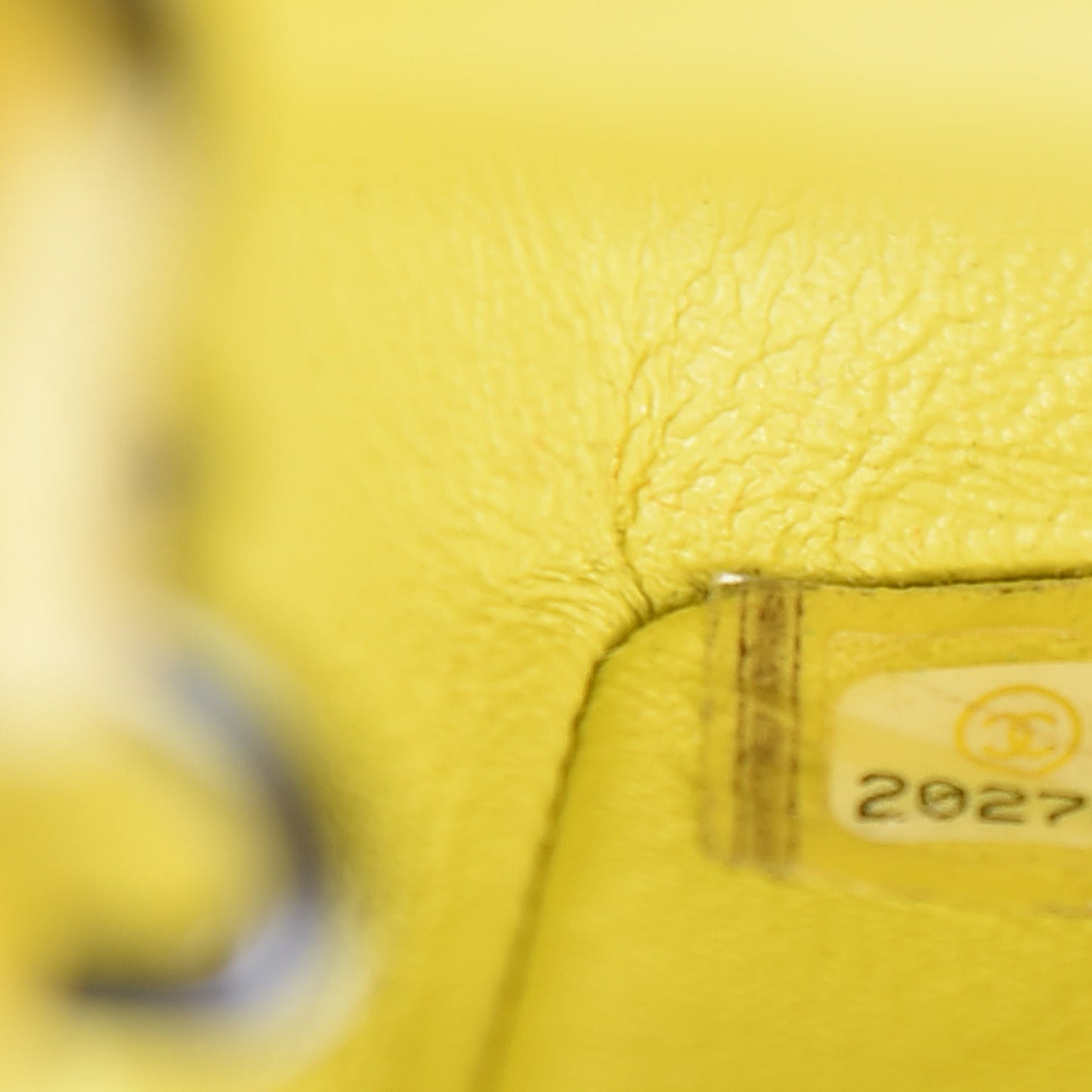 Velvet Quilted Mini Rectangular Flap Yellow