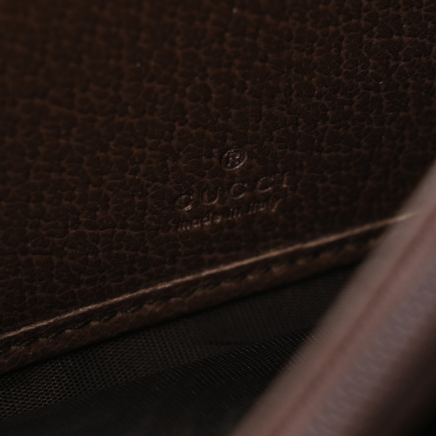 GG Supreme Monogram Web Ophidia Continental Wallet Brown