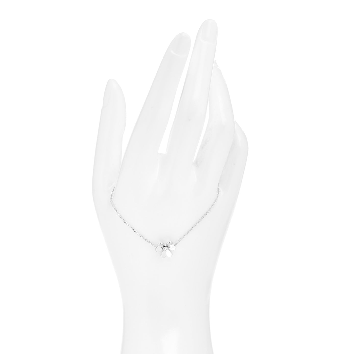 18K White Gold Diamond Mini Frivole Bracelet