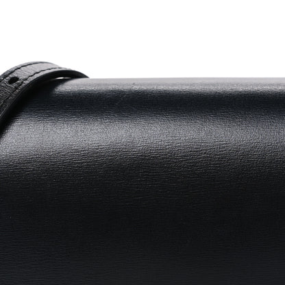 Gucci Boarded Plutone Calfskin Mini Horsebit 1955 Crossbody Bag Black 8 of 10