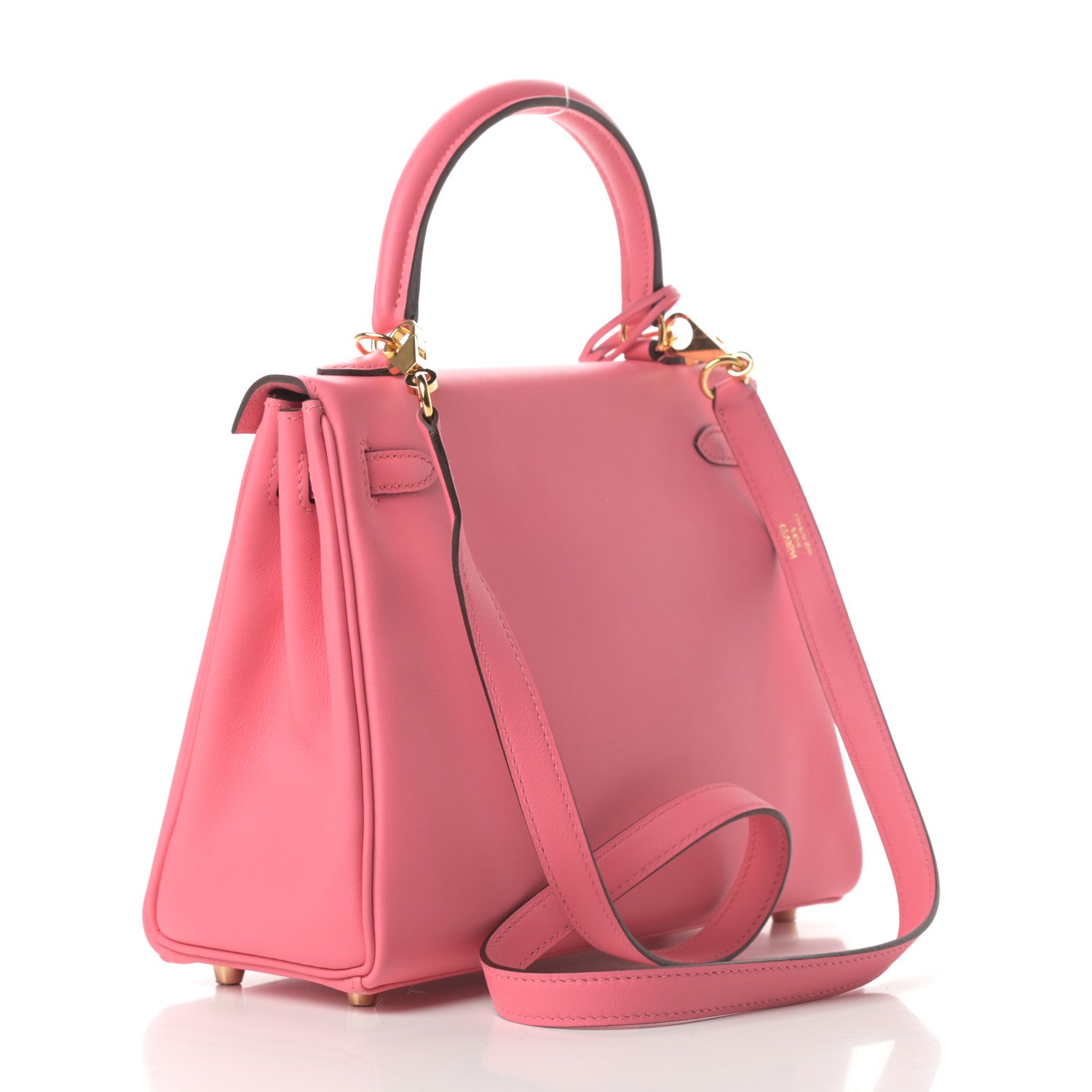 Hermes Swift Kelly Retourne 25 Rose Azalee 3 of 13
