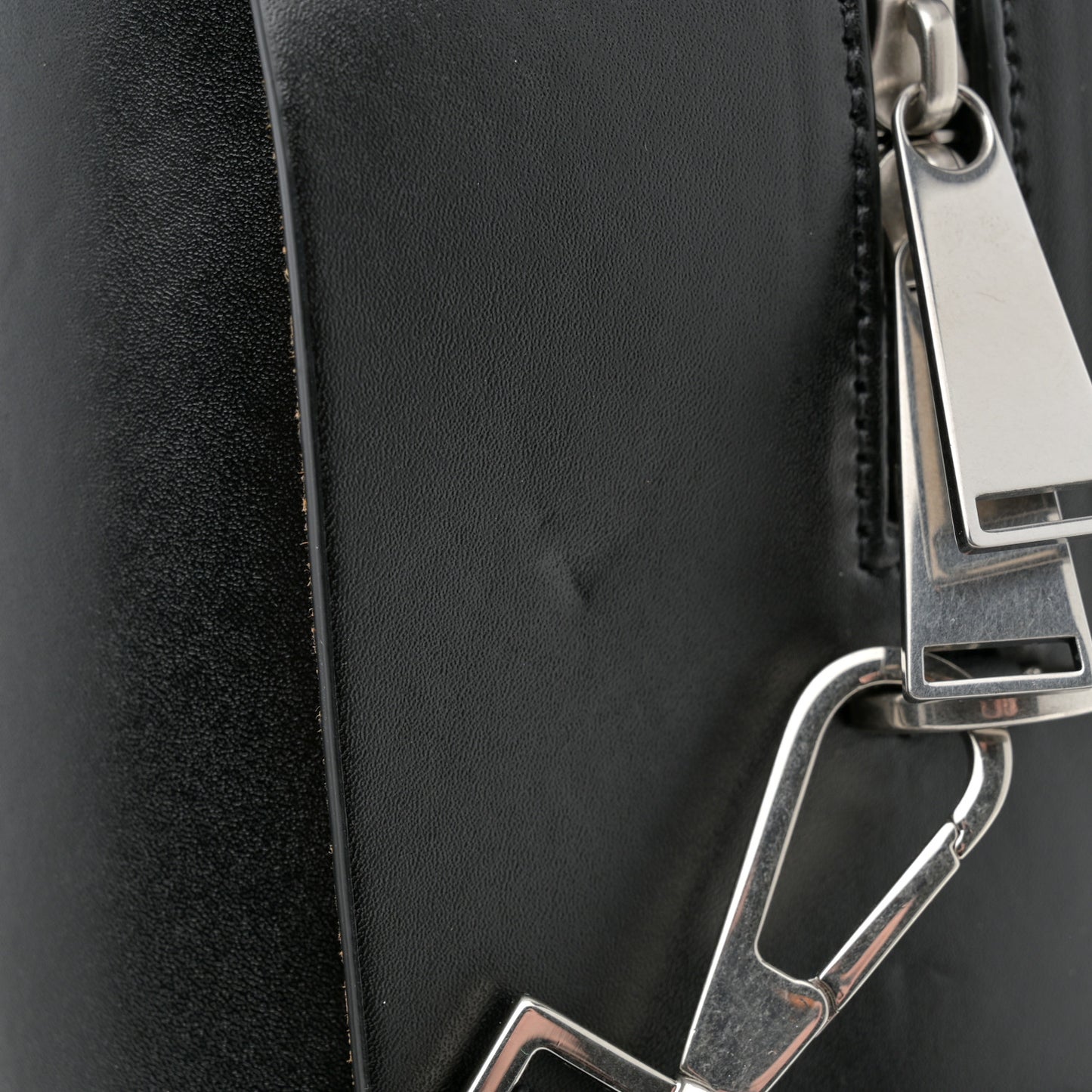 Calfskin Maxi Intrecciato Arco Briefcase Black