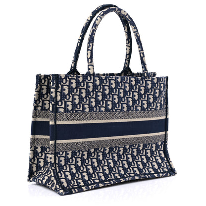 Christian Dior Oblique Medium Book Tote Blue Multicolor 3 of 13
