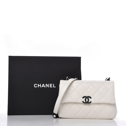 Chanel Caviar Quilted My Everything Flap White Black 11 of 11