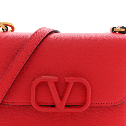 Valentino Garavani Grainy Calfskin Small VSling Shoulder Bag Red 7 of 10
