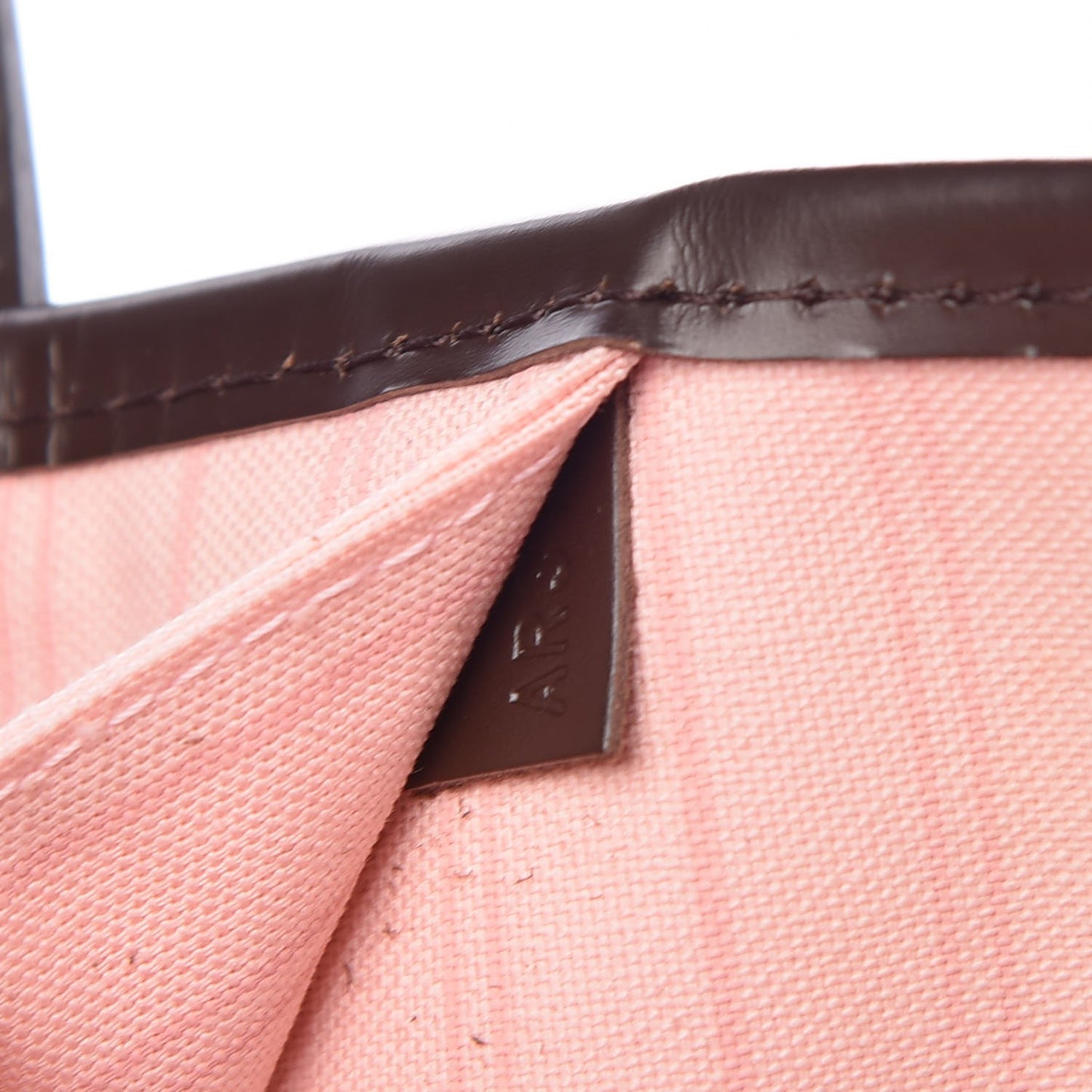 Damier Ebene Neo Neverfull MM Rose Ballerine