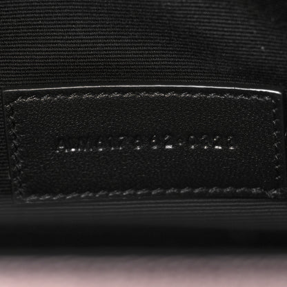 Saint Laurent Grain De Poudre Matelasse Chevron Monogram Envelope Clutch Rouge Legion 7 of 11