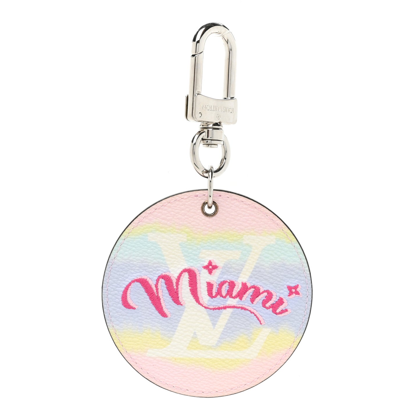 Monogram Escale Miami Bag Charm Key Holder Pastel