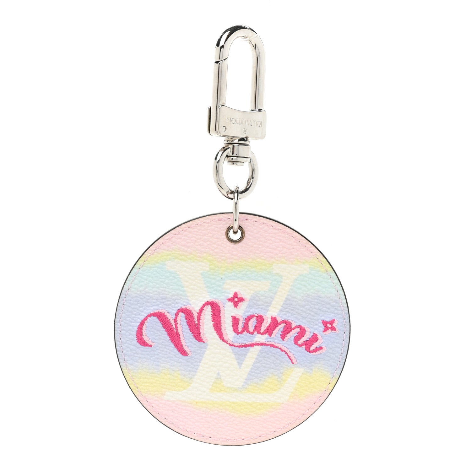 Louis Vuitton Monogram Escale Miami Bag Charm Key Holder Pastel 1 of 4