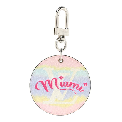 Louis Vuitton Monogram Escale Miami Bag Charm Key Holder Pastel 1 of 4