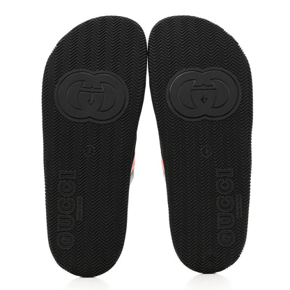 Gucci Rubber Web Mens Slide Sandals 9 Green Red 5 of 9