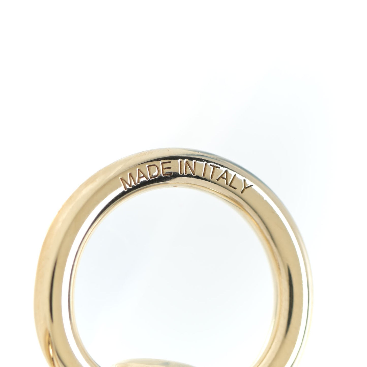 Permabrass Mors Scarf Ring Gold