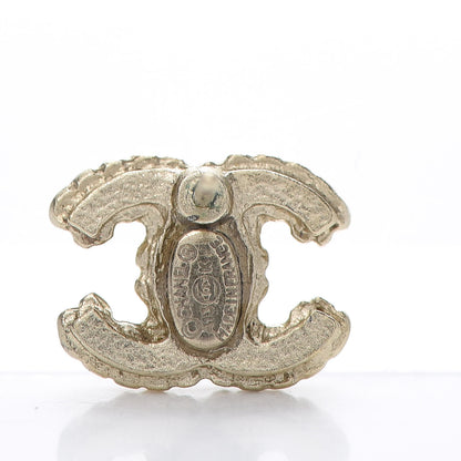 Chanel Crystal Mini CC Earrings Gold 7 of 7