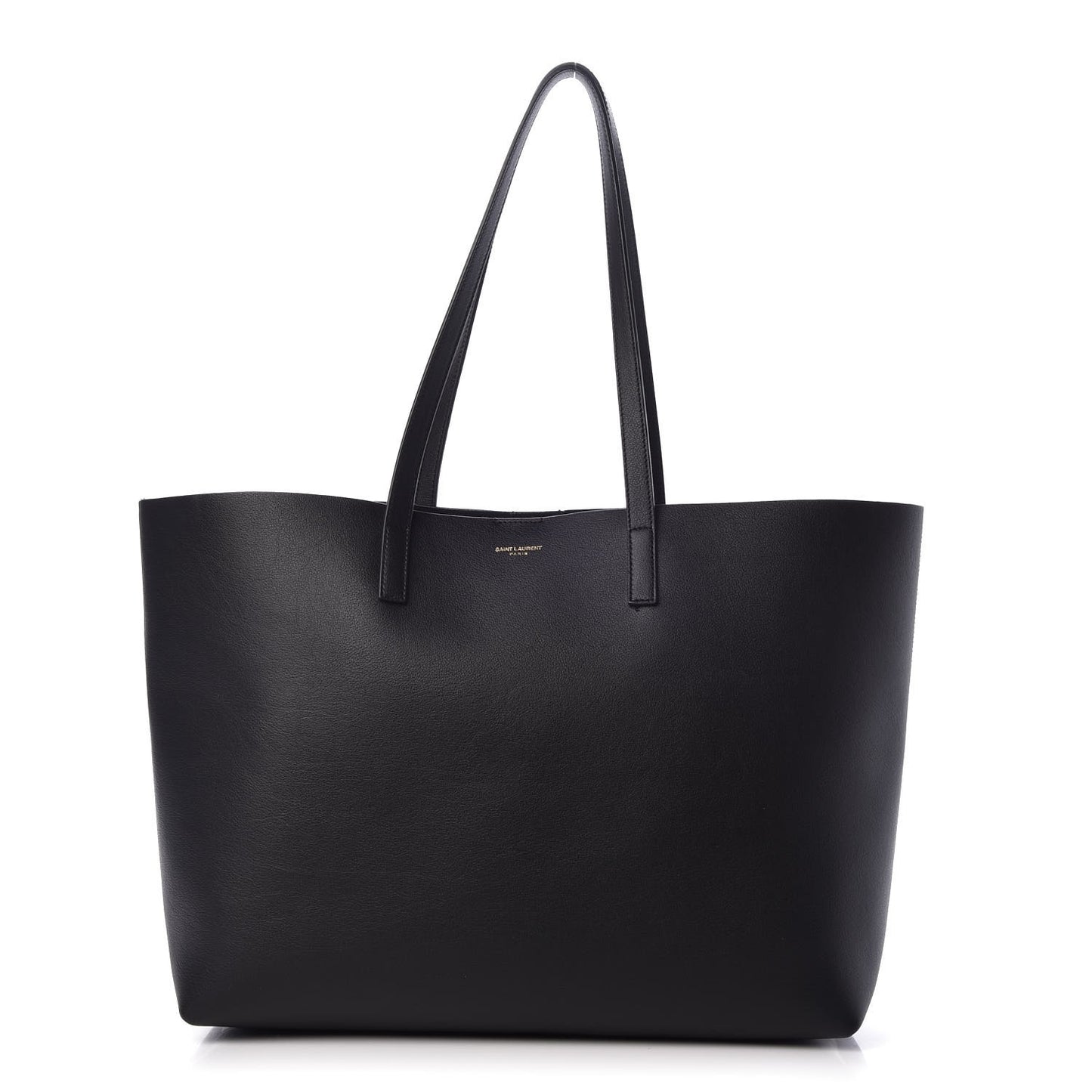 Calfskin Large Shopping Tote Black