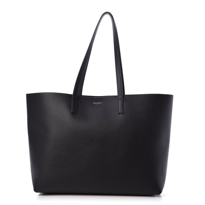 Saint Laurent Calfskin Large Shopping Tote Black 1 of 8