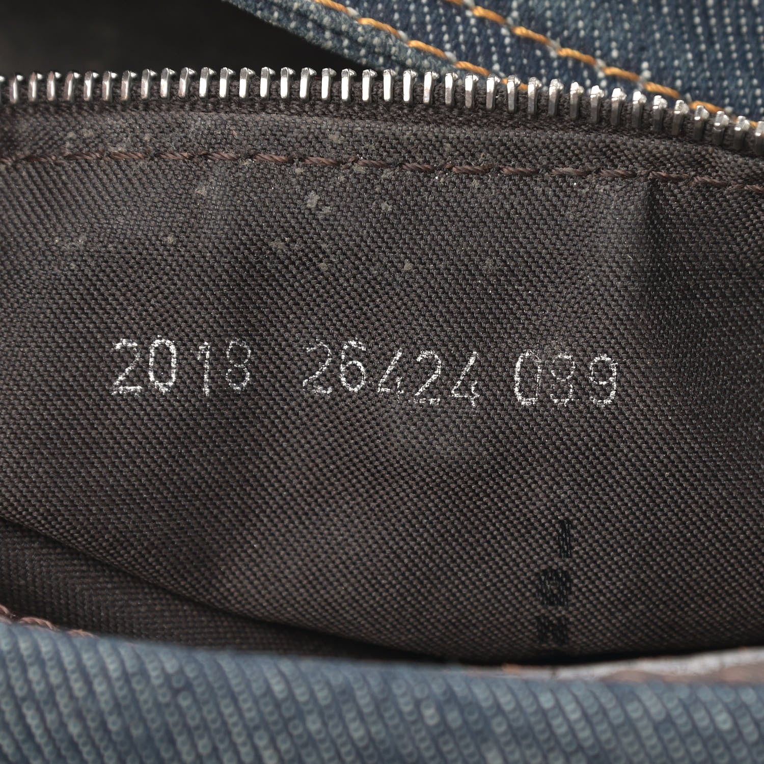 Fendi Denim Baguette Blue 5 of 15