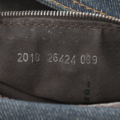 Fendi Denim Baguette Blue 5 of 15