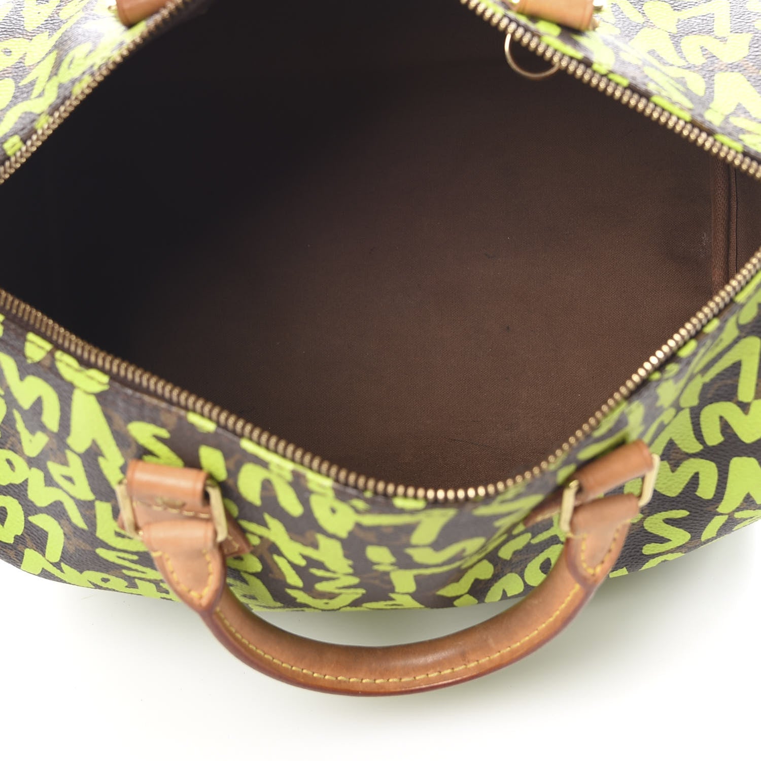 Louis Vuitton Monogram Graffiti Speedy 30 Green 5 of 18