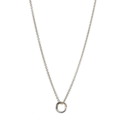 Cartier 18K Pink Yellow White Gold Baby Trinity Pendant Necklace 1 of 7