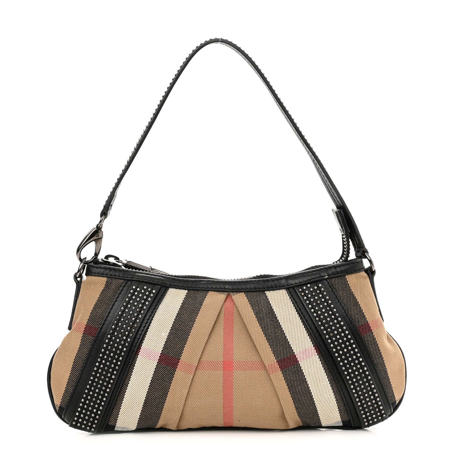 Burberry House Check Studded Pochette Black 1 of 10