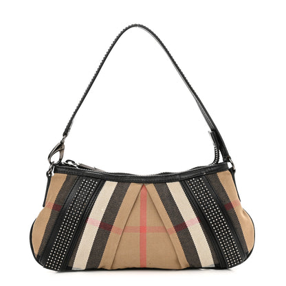 Burberry House Check Studded Pochette Black 1 of 10