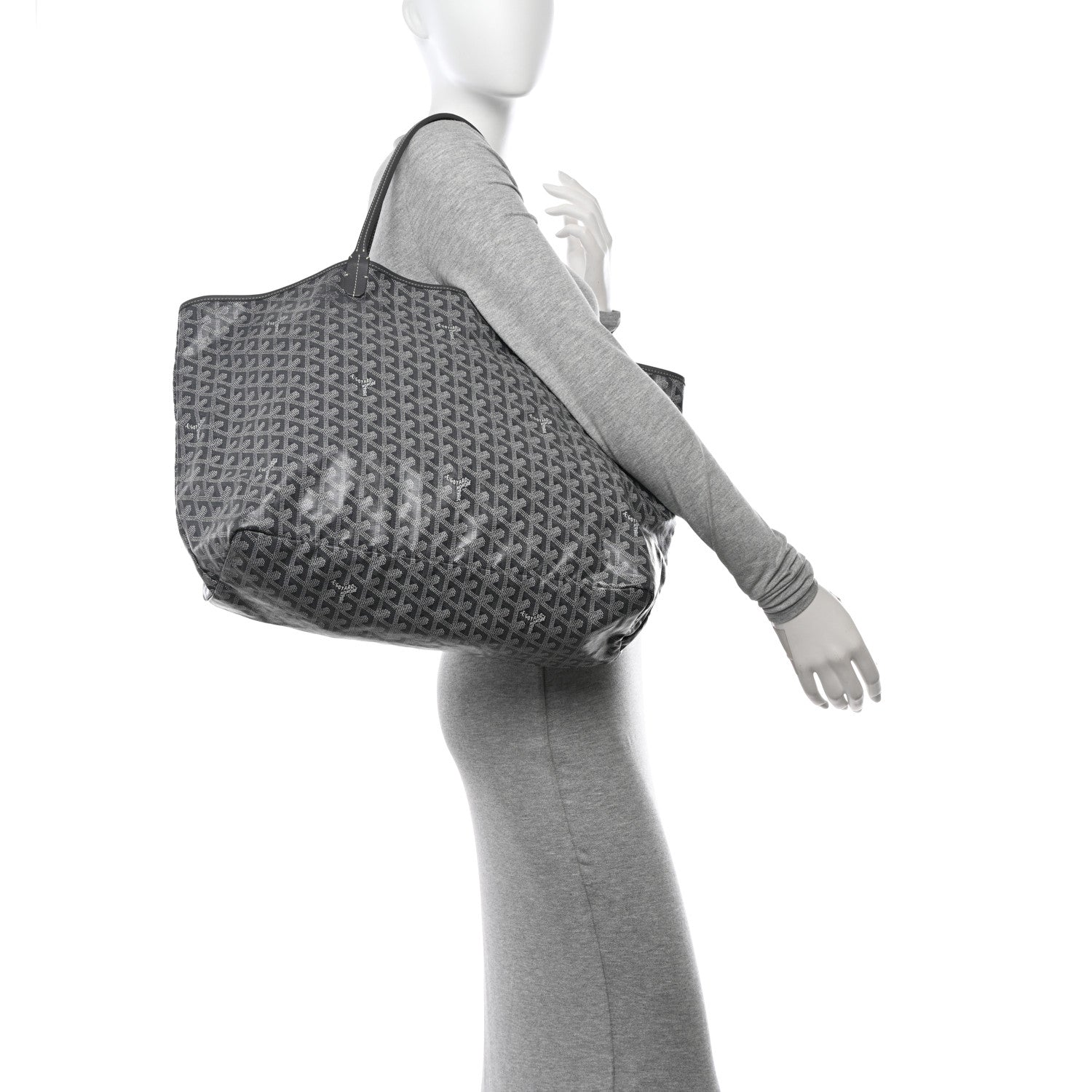 Goyard Goyardine Saint Louis GM Grey 2 of 11