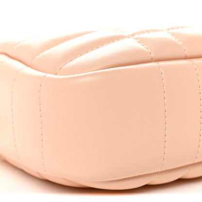 Burberry Lambskin Quilted Mini Lola Camera Bag Peach Pink 8 of 10