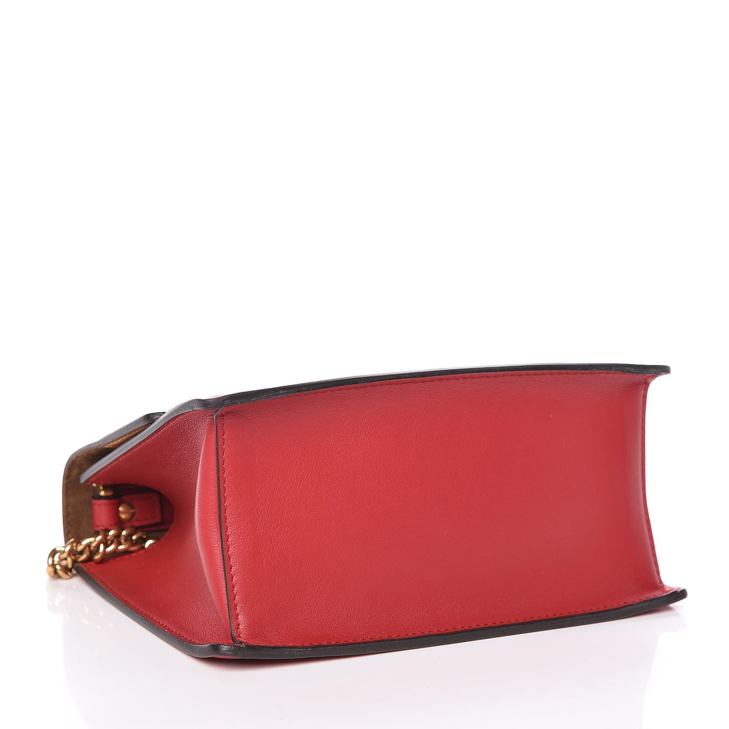 Fendi Vitello Grace Matte Small Kan U Shoulder Bag Fragola 4 of 9
