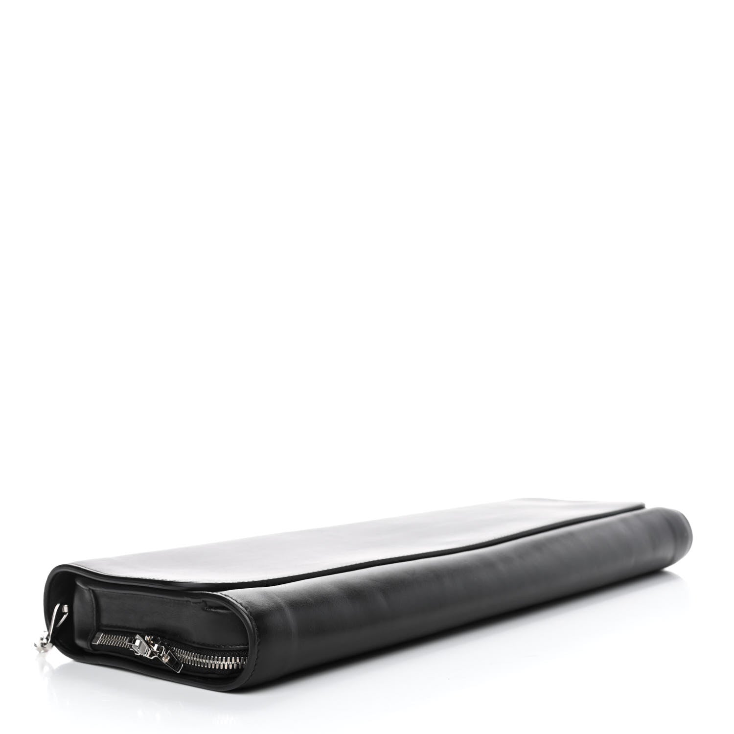 Balenciaga Calfskin Oversized Clutch With Chain Black 3 of 4